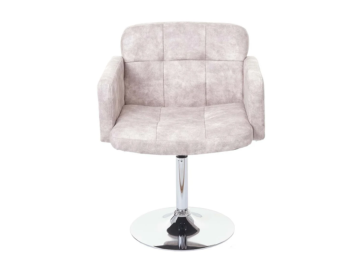 Chaise de salle à manger Houston,  vintage, gris clair