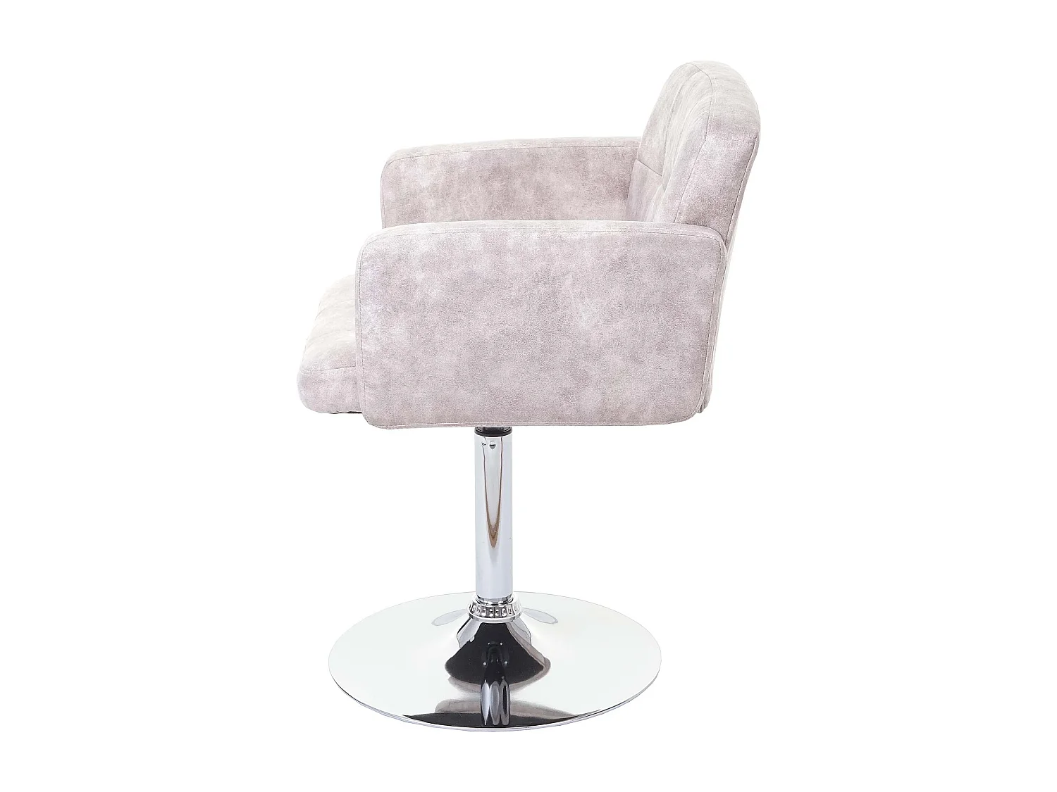 Chaise de salle à manger Houston,  vintage, gris clair