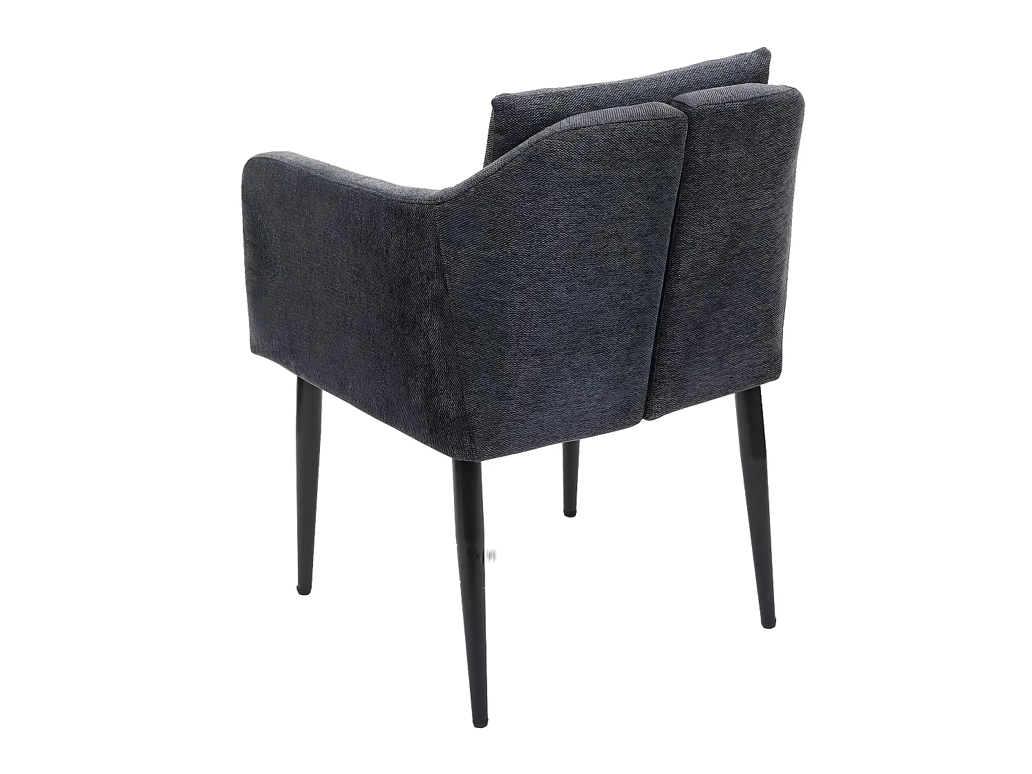 Esszimmerstuhl MCW-H93 (2er-Set), Stoff/Textil dunkelgrau