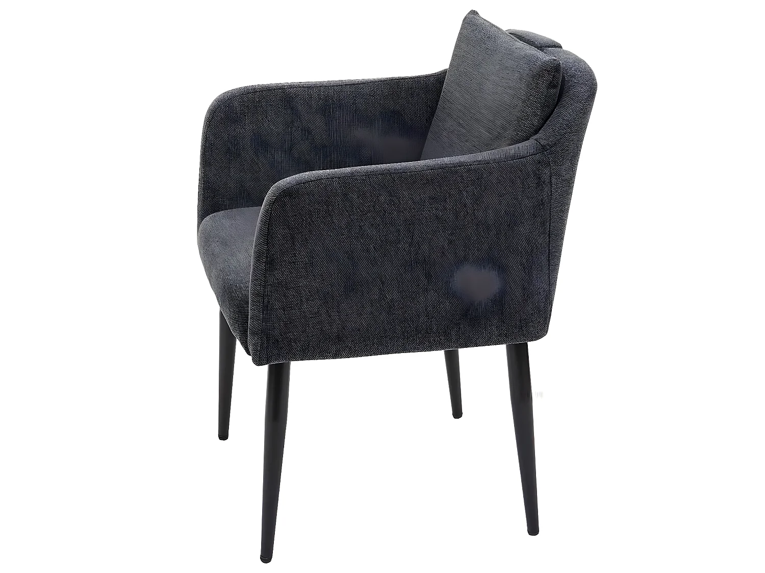 Chaise de salle à manger MCW-H93 (lot de 2),  tissu/textile gris foncé