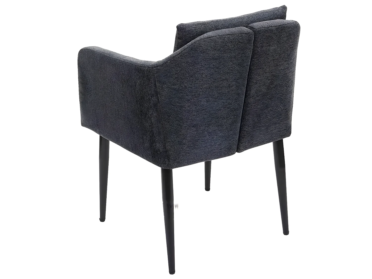 Chaise de salle à manger MCW-H93 (lot de 2),  tissu/textile gris foncé