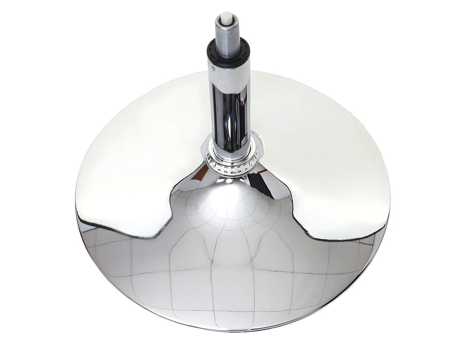 Cadeira de jantar MCW-A50 III,  branco, base cromada