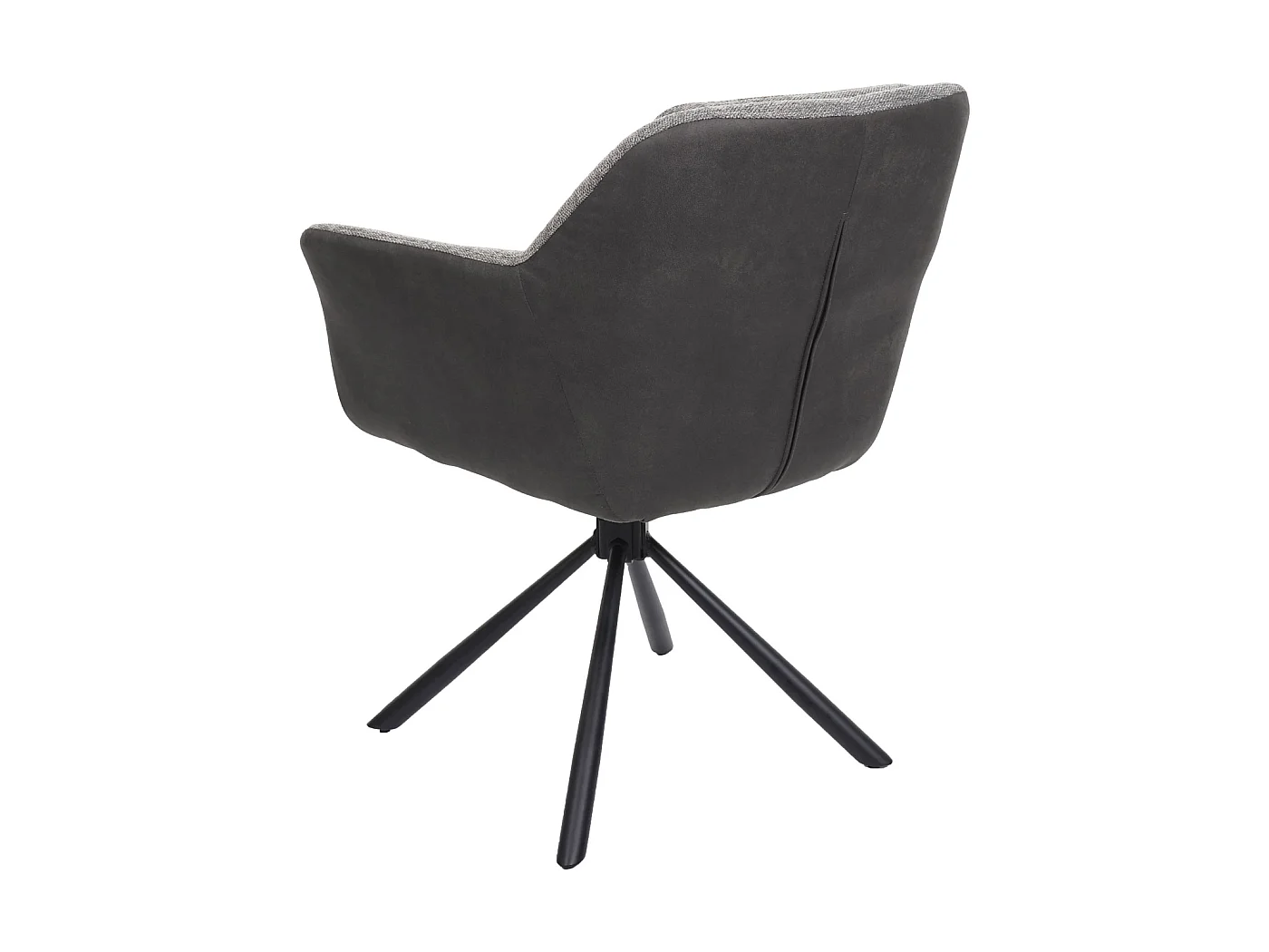 Chaise de salle à manger MCW-K33 (lot de 6),  similicuir, gris-gris foncé