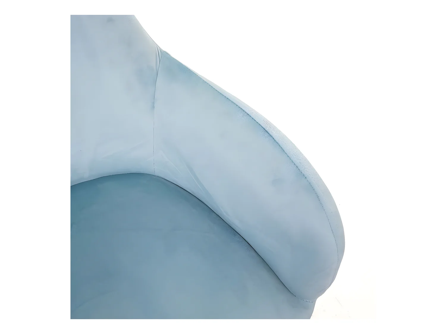 Chaise de salle à manger MCW-F18 (lot de 2),  velours menthe, pieds dorés