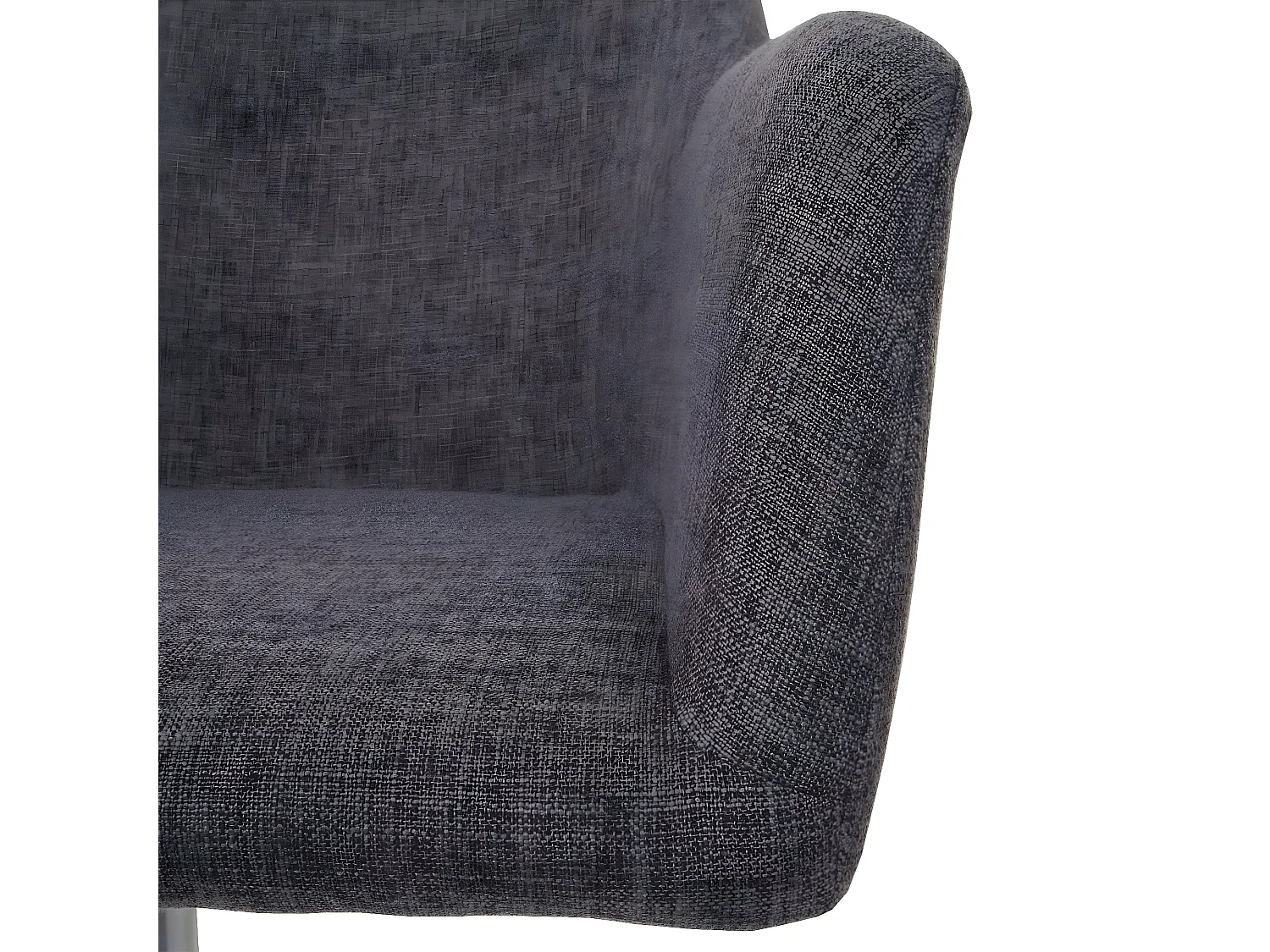 Chaise de salle à manger MCW-A74,  tissu, gris