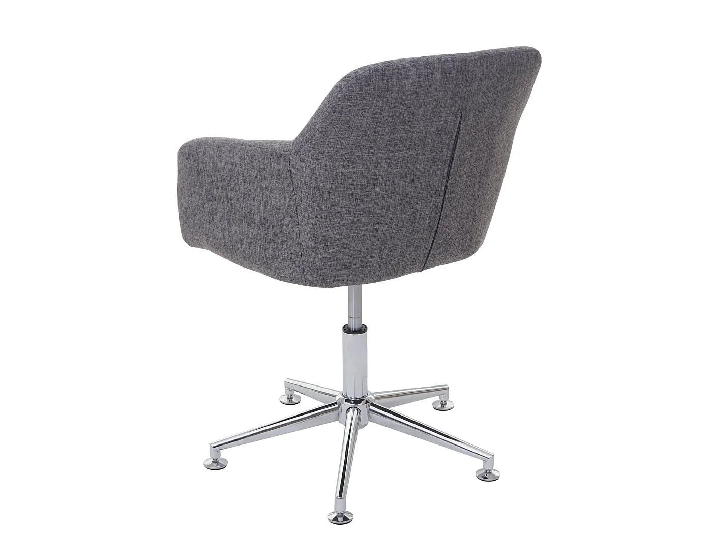 Chaise de salle à manger MCW-A74,  tissu, gris