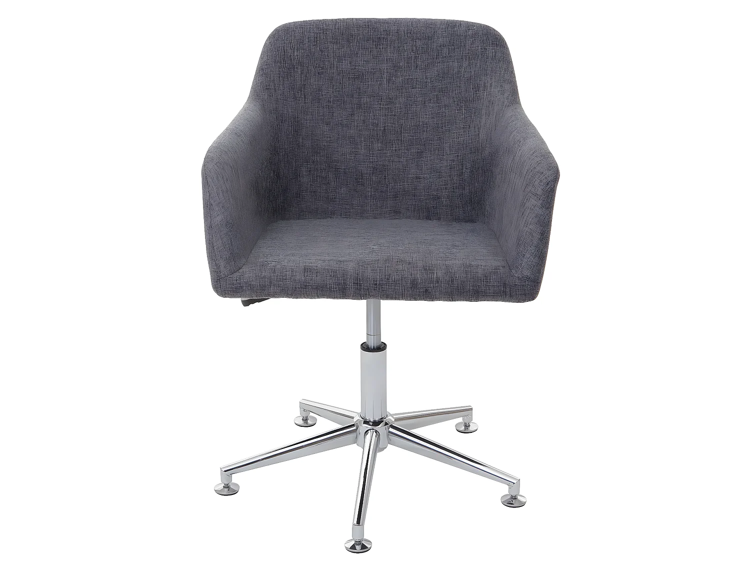 Chaise de salle à manger MCW-A74,  tissu, gris