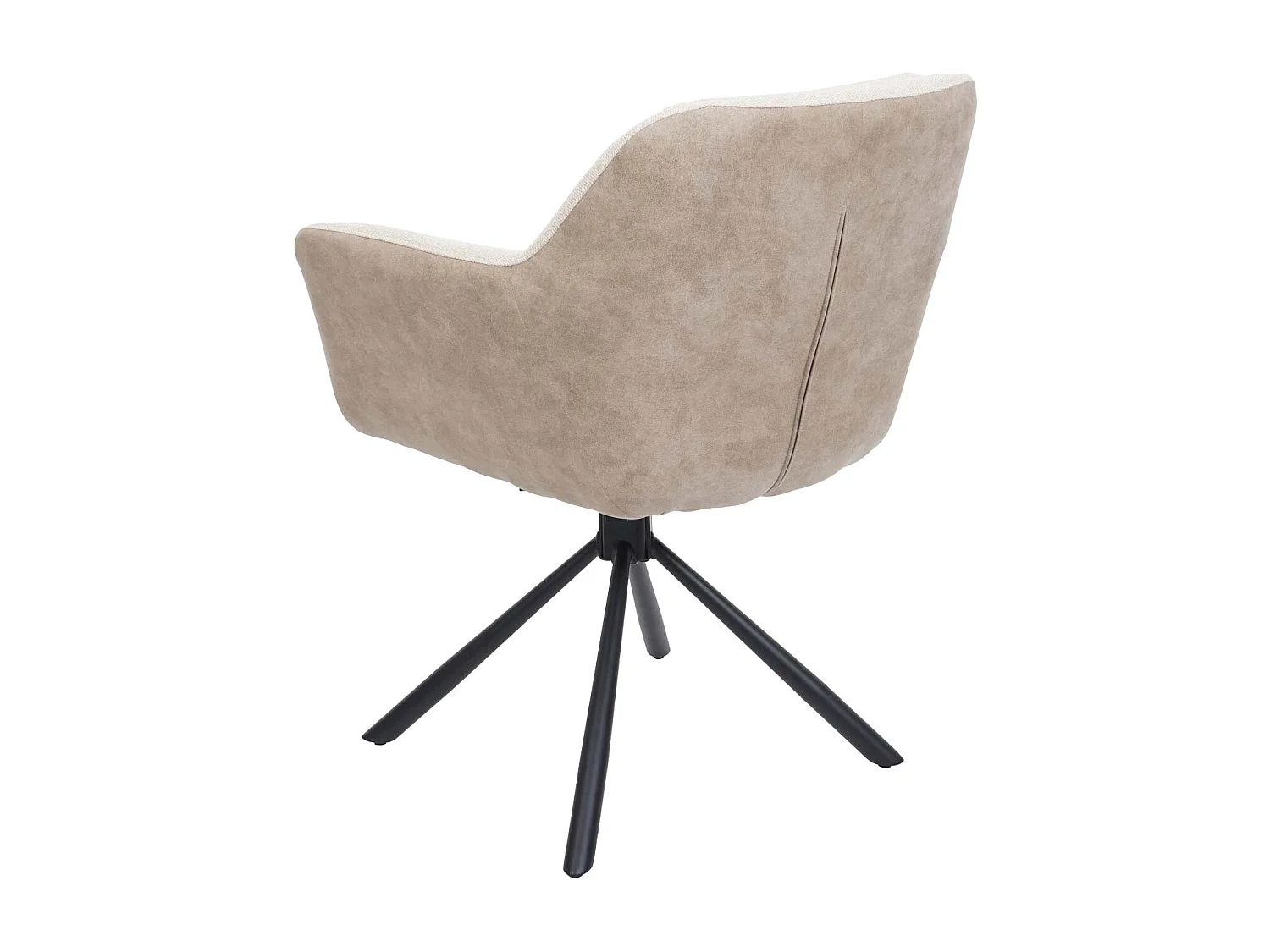 Esszimmerstuhl MCW-K33 (2er-Set), Kunstleder, creme