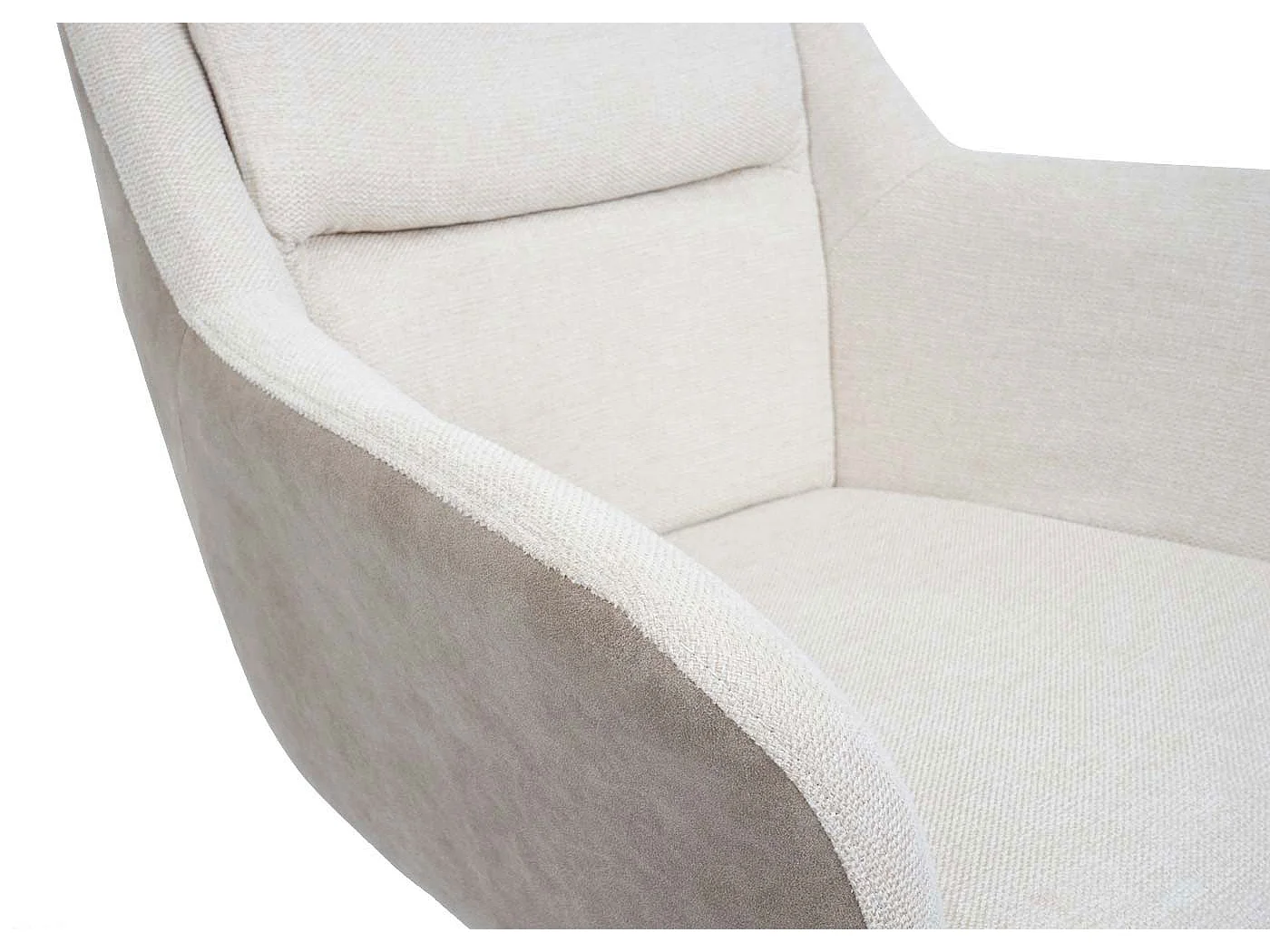 Esszimmerstuhl MCW-K33 (2er-Set), Kunstleder, creme