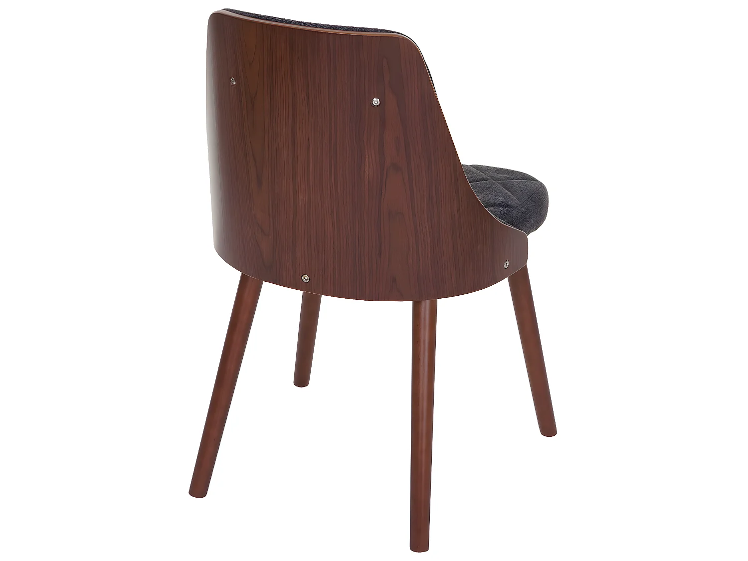 Chaise de salle à manger MCW-A75 (lot de 2),  tissu, gris