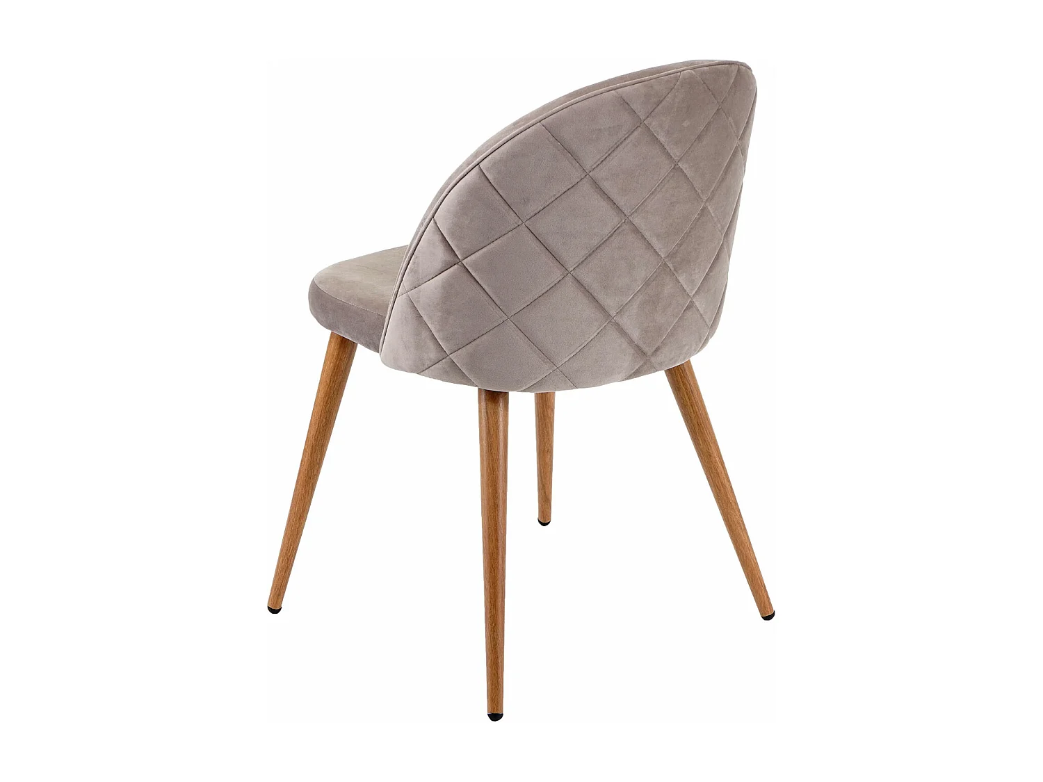 Chaise de salle à manger MCW-D53 (lot de 4),  gris brun