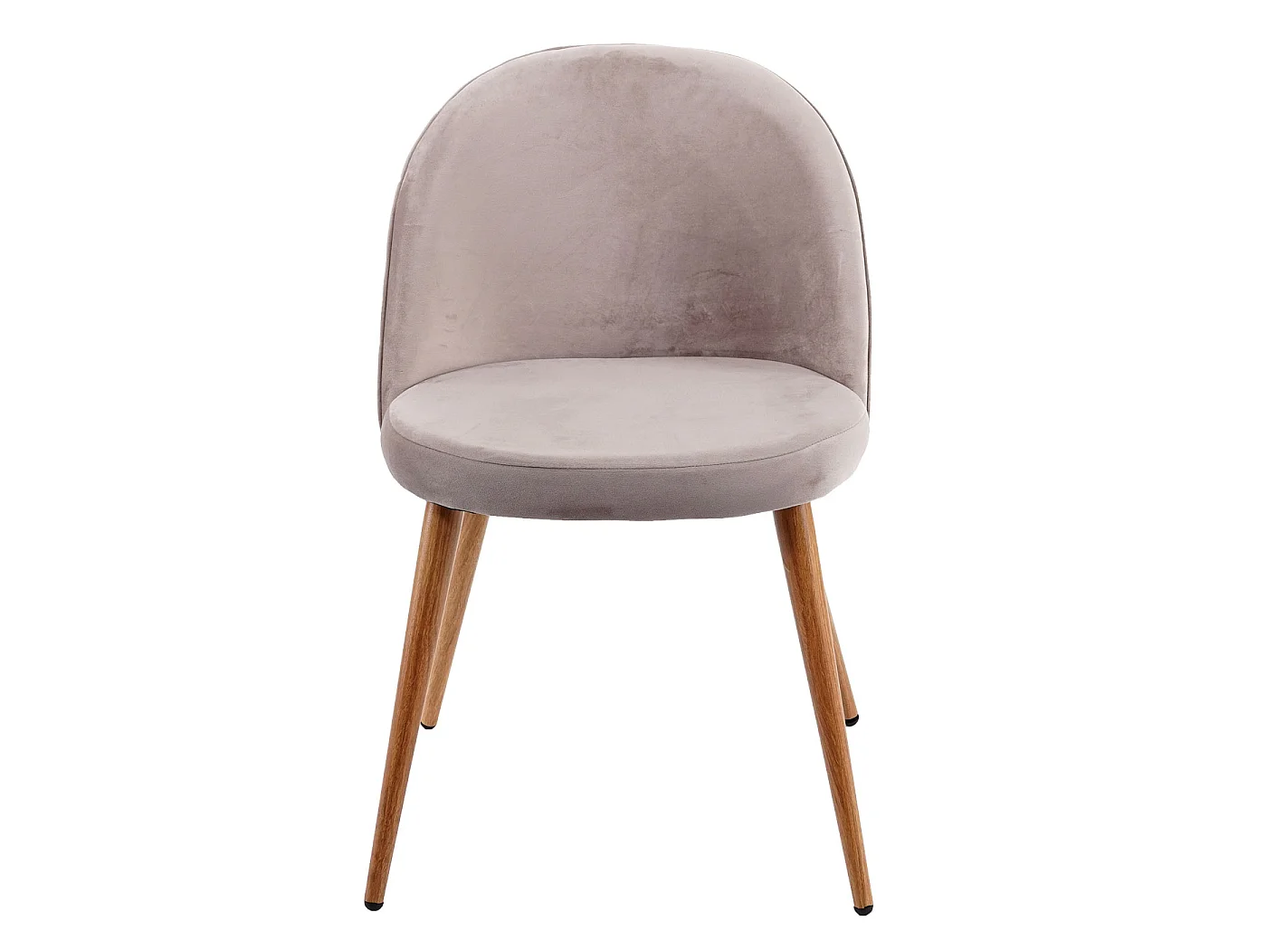 Chaise de salle à manger MCW-D53 (lot de 4),  gris brun