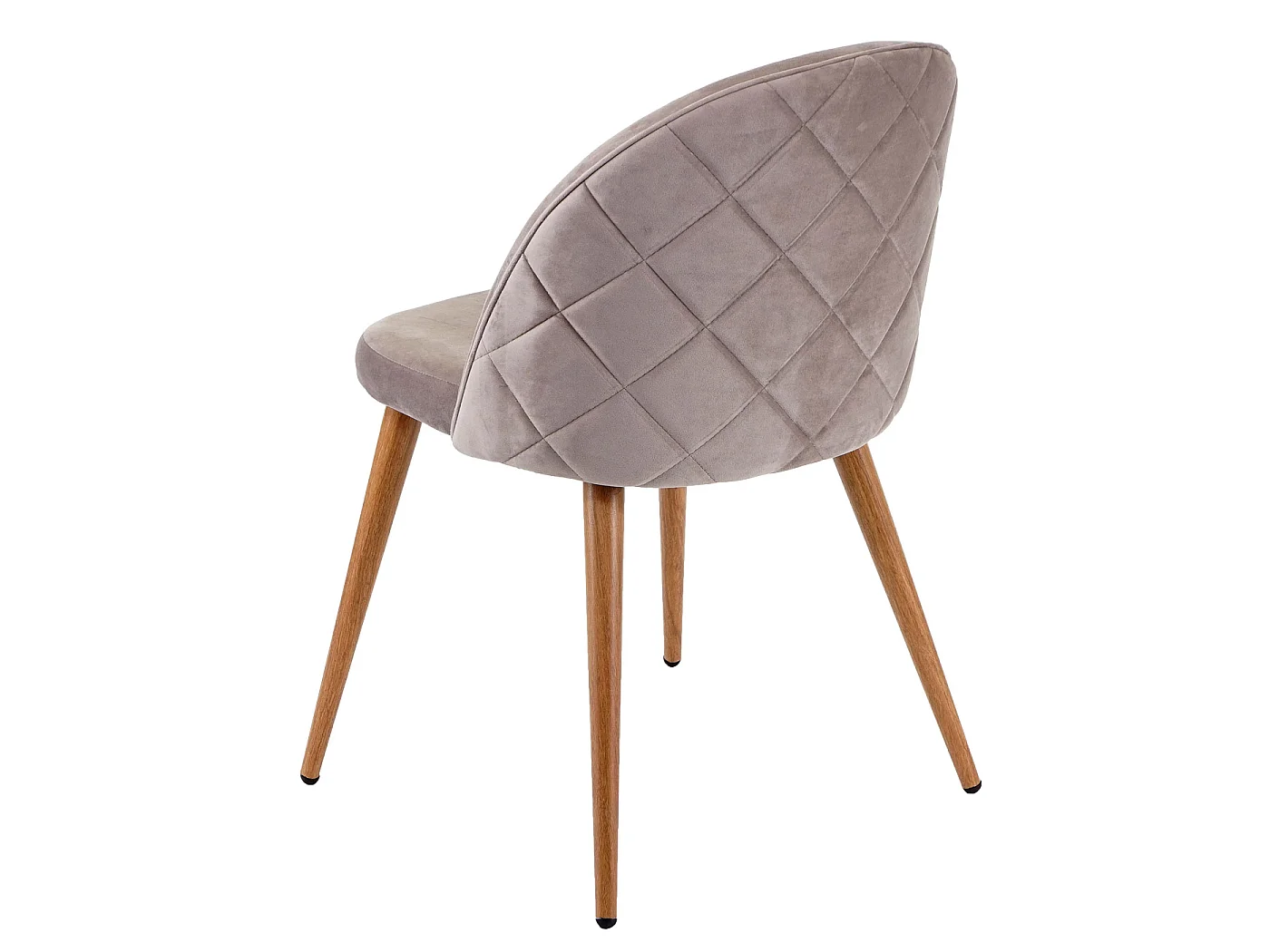 Chaise de salle à manger MCW-D53 (lot de 4),  gris brun