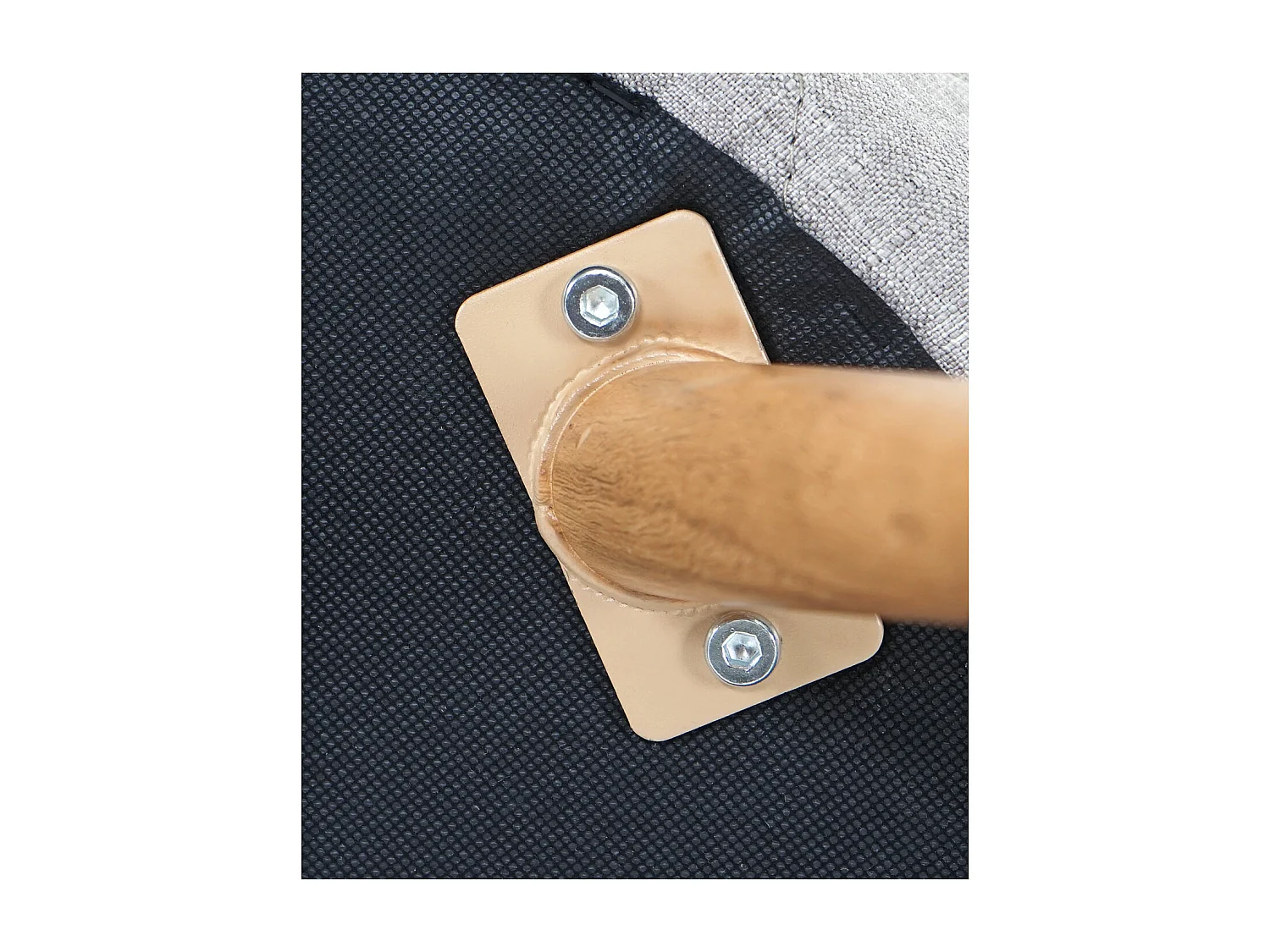 Silla de comedor MCW-D53 (juego de 4),  gris claro