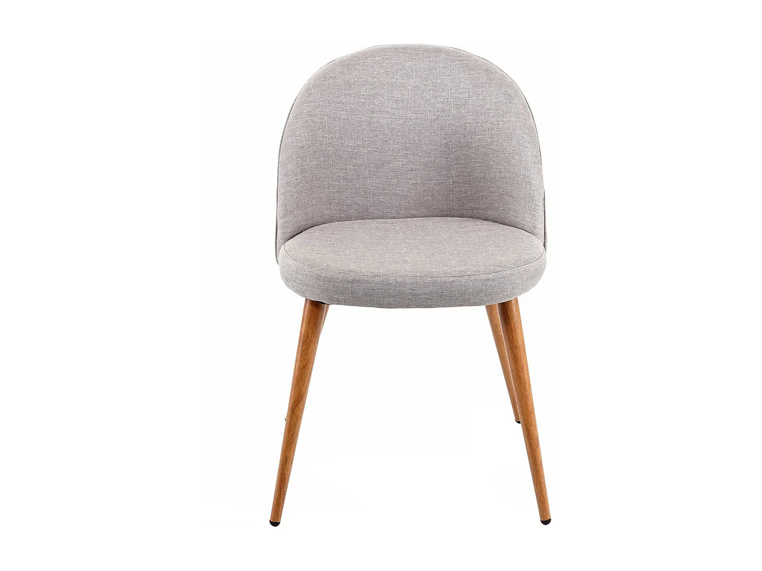 Chaise de salle à manger MCW-D53 (lot de 4),  gris clair