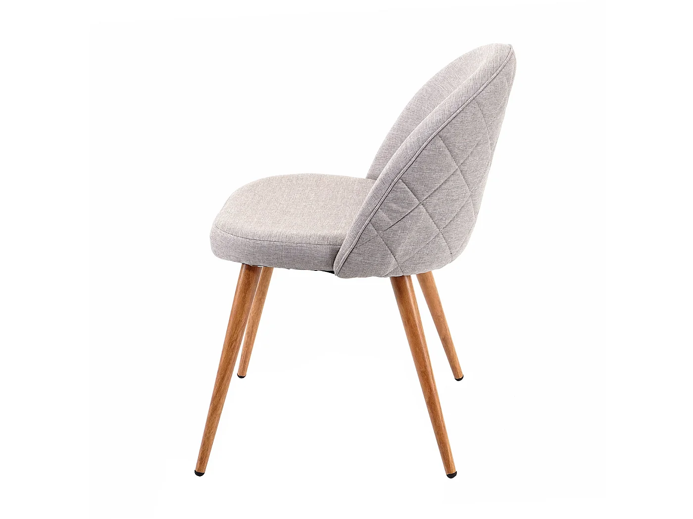 Krzesło do jadalni MCW-D53 (zestaw 4 sztuk),  jasnoszary