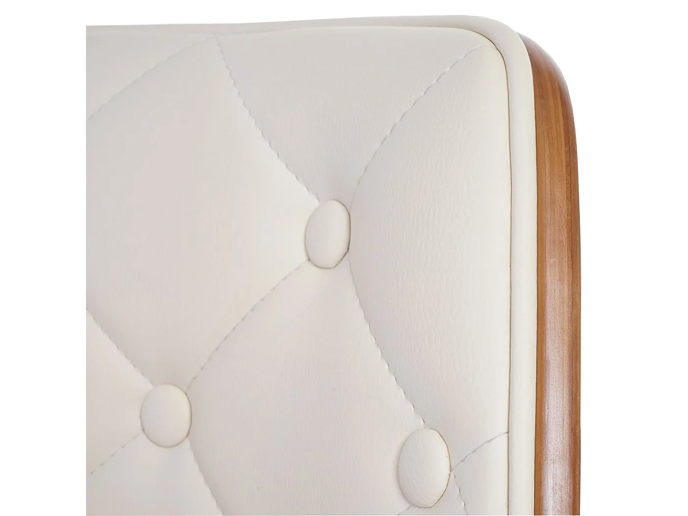 Chaise de salle à manger MCW-A75 (lot de 2),  similicuir, crème