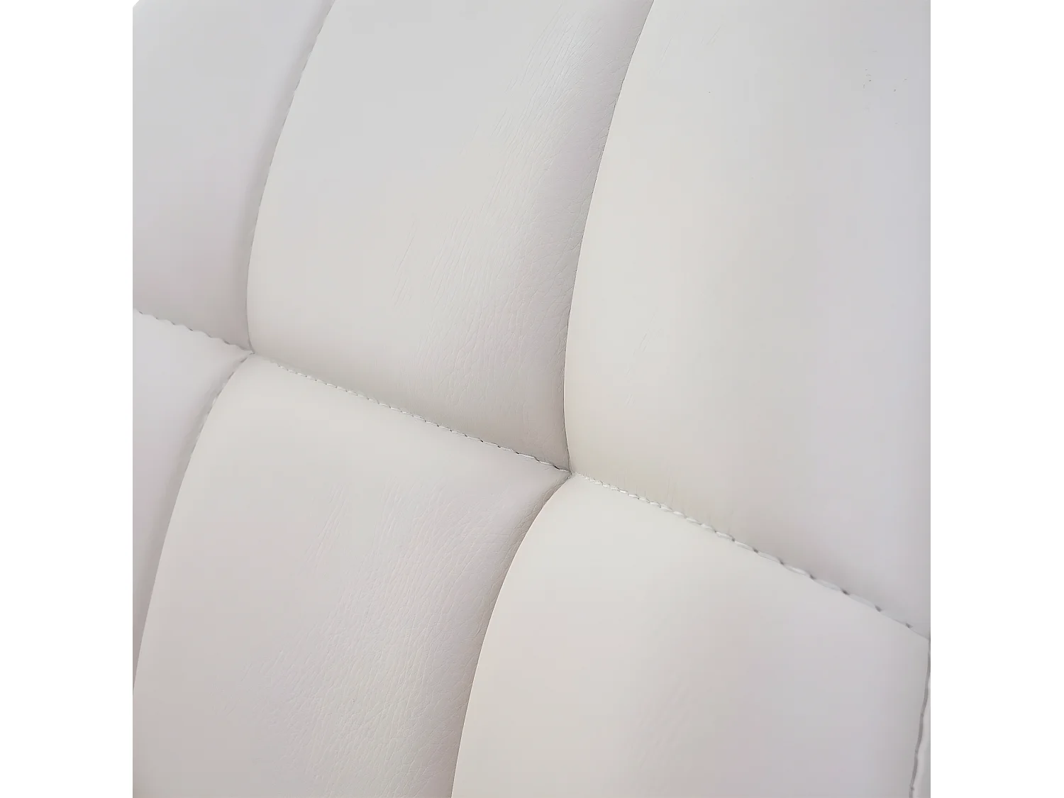 Chaise de salle à manger MCW-A60 (lot de 2),  similicuir crème