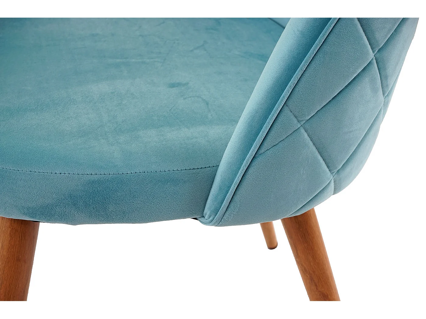 Chaise de salle à manger MCW-D53 (lot de 4),  bleu turquoise