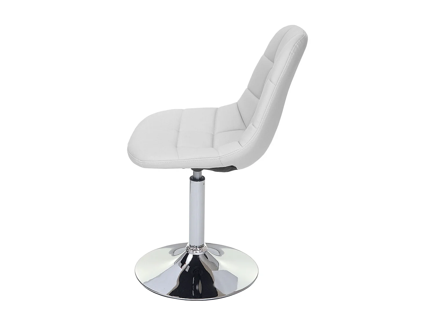 Eetkamerstoel MCW-A60 (set van 2),  kunstleer wit