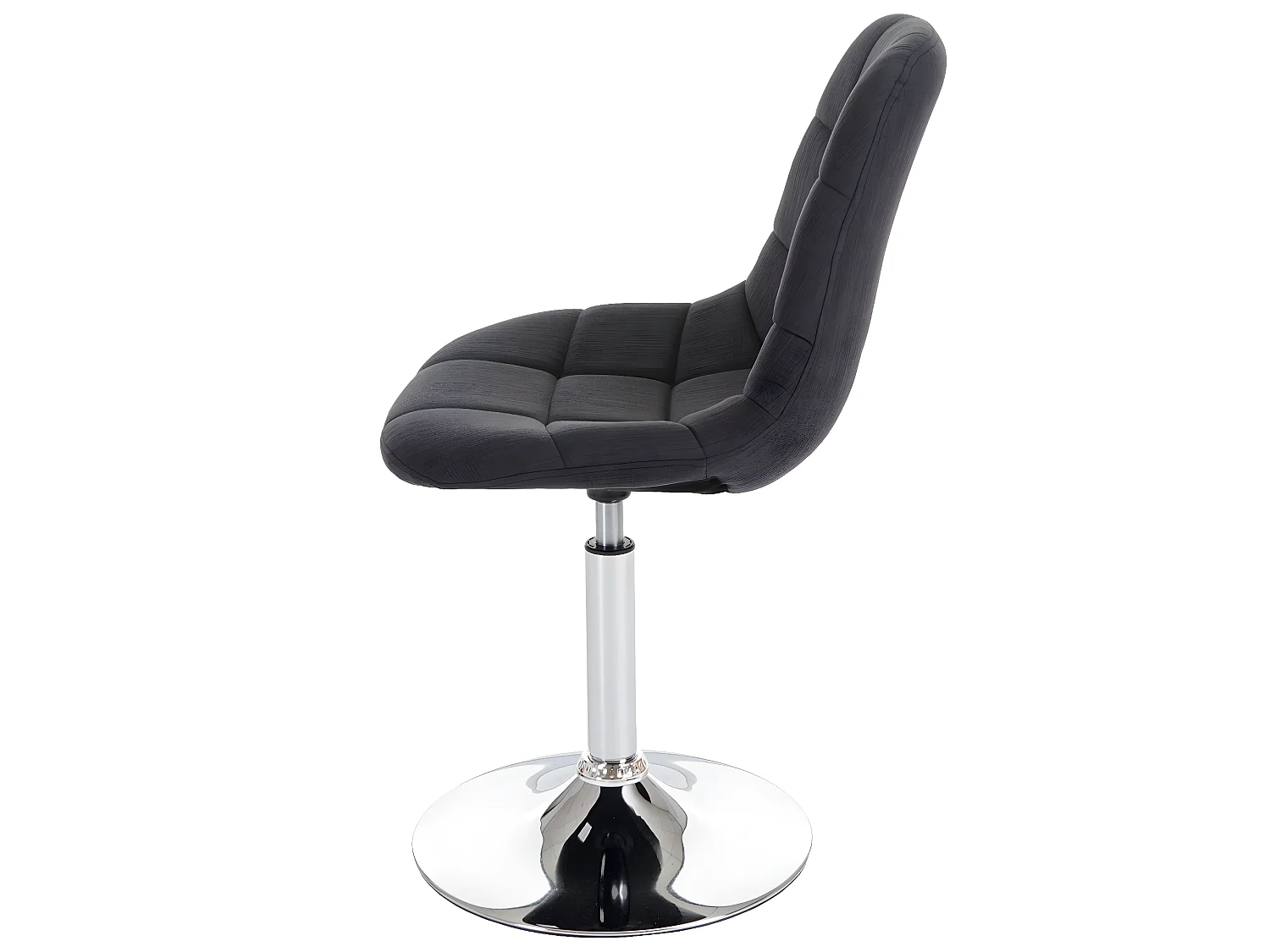 Silla de comedor MCW-A60 (juego de 6),  textil gris oscuro