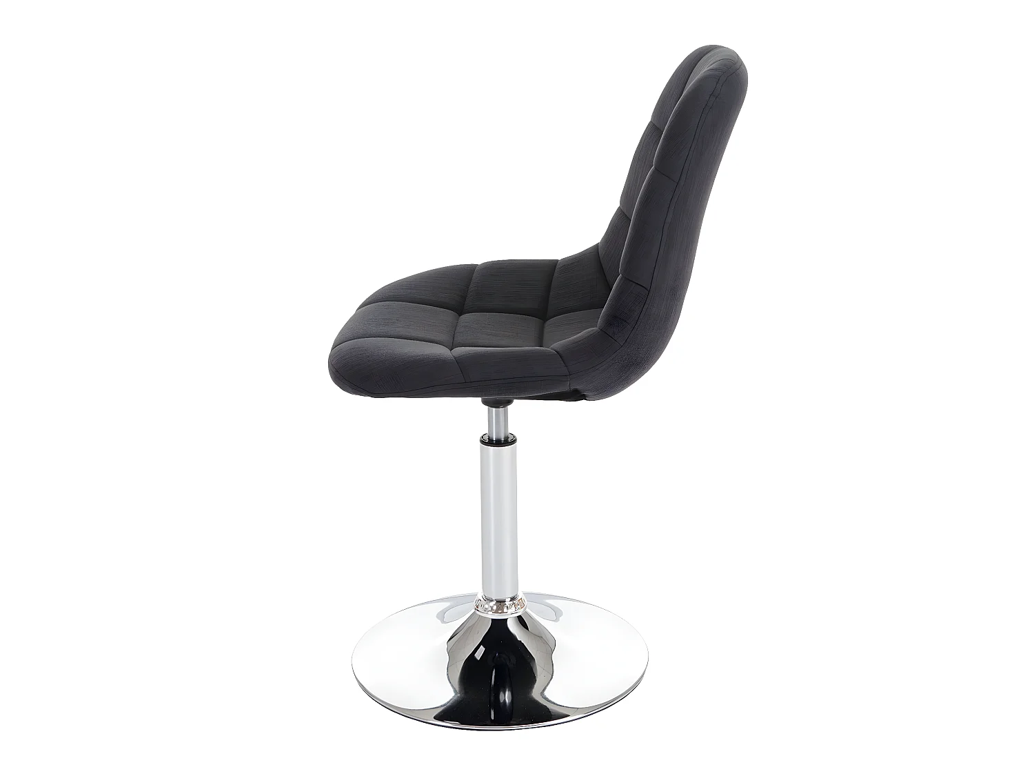 Chaise de salle à manger MCW-A60 (lot de 6),  tissu gris foncé