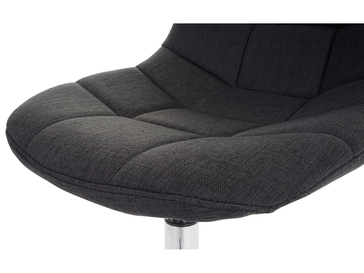 Eetkamerstoel MCW-A60 (set van 6),  donkergrijs textiel
