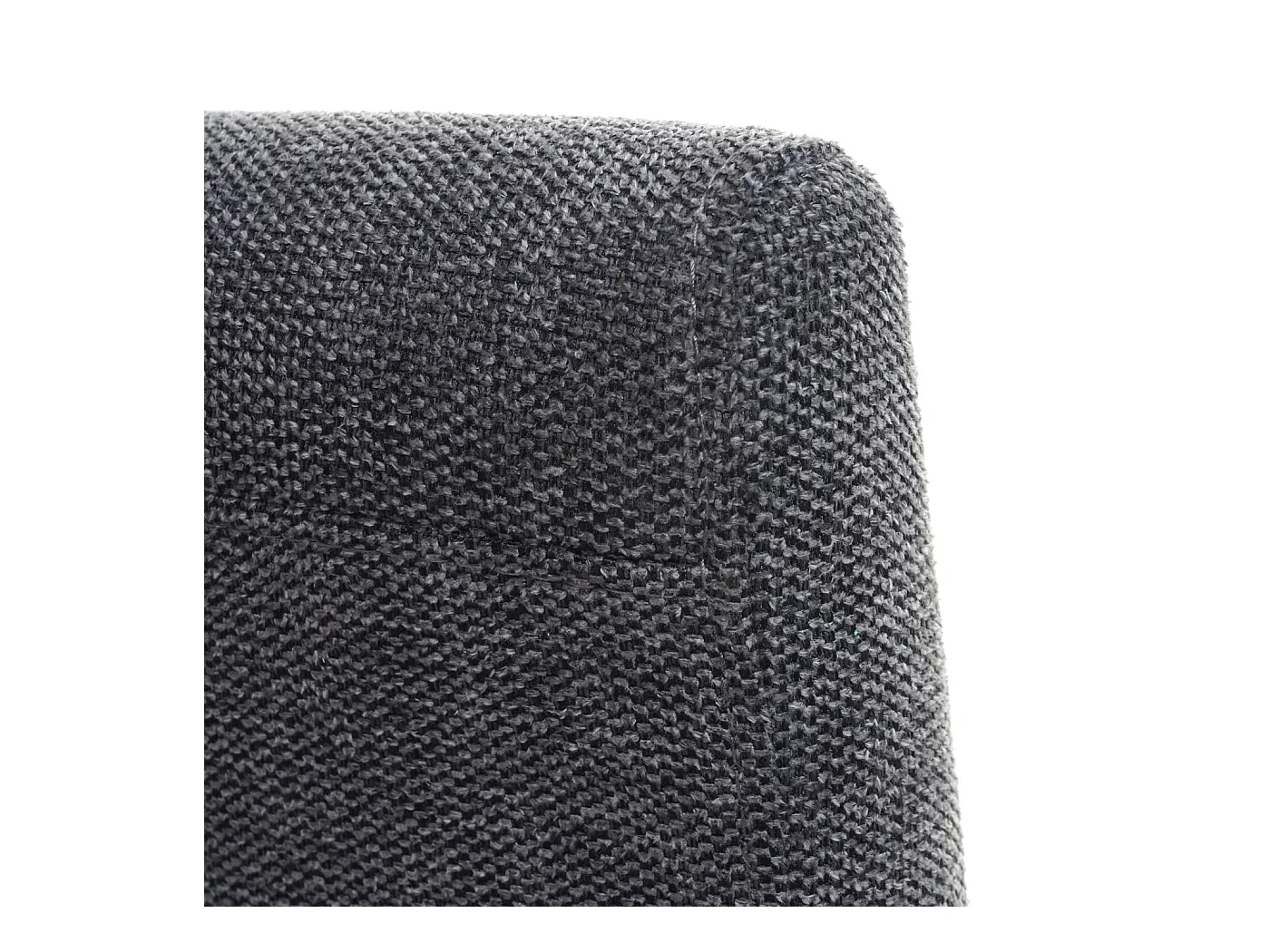 Chaise de salle à manger Littau (lot de 6),  textile, gris anthracite, pieds foncés