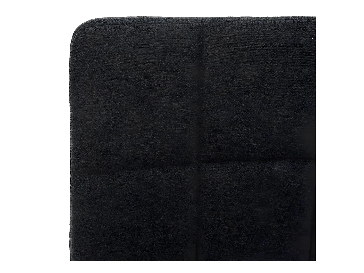 Krzesło do jadalni Cadiz II (zestaw 6 sztuk),  tkanina / materiał ciemnoszary, podstawa czarna