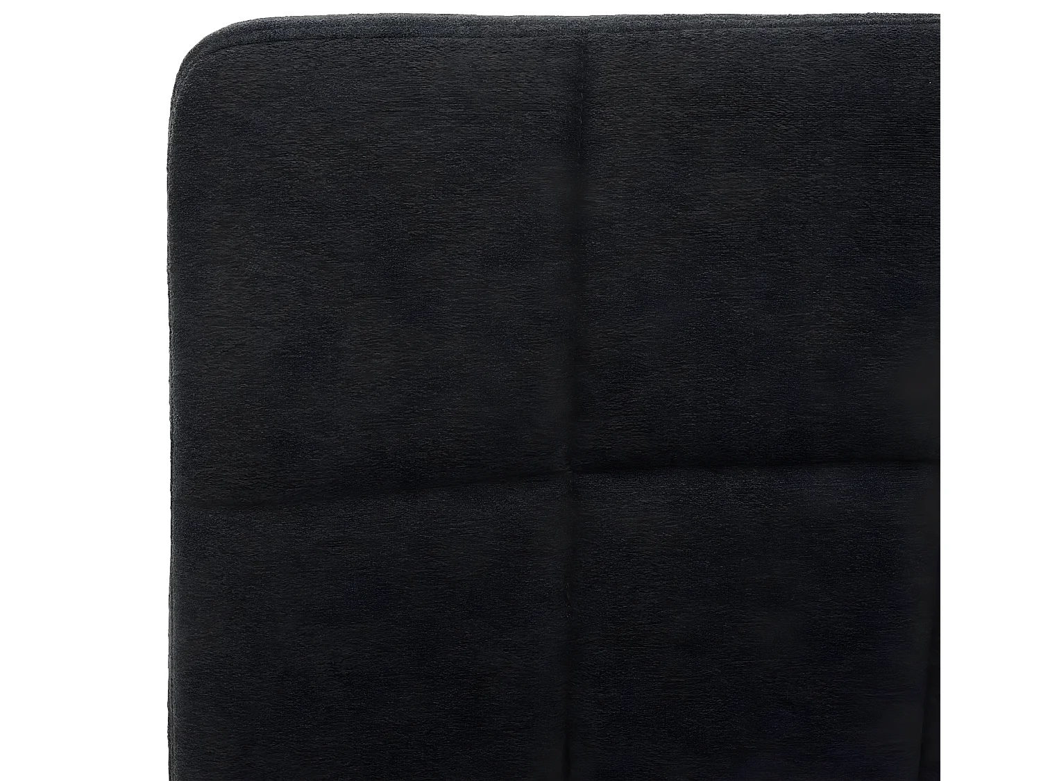 Chaise de salle à manger Cadiz II (lot de 6),  tissu/textile gris foncé, pied noir