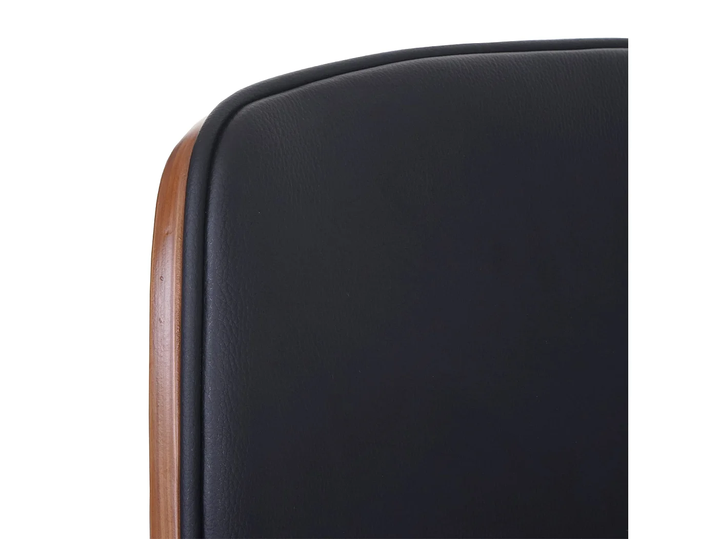 Chaise de salle à manger MCW-B16 (lot de 2),  similicuir noir