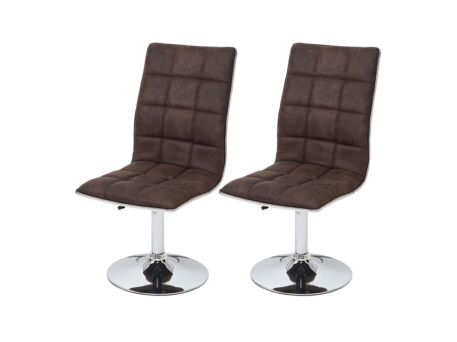 Chaise de salle à manger MCW-C41 (lot de 2),  vintage marron foncé