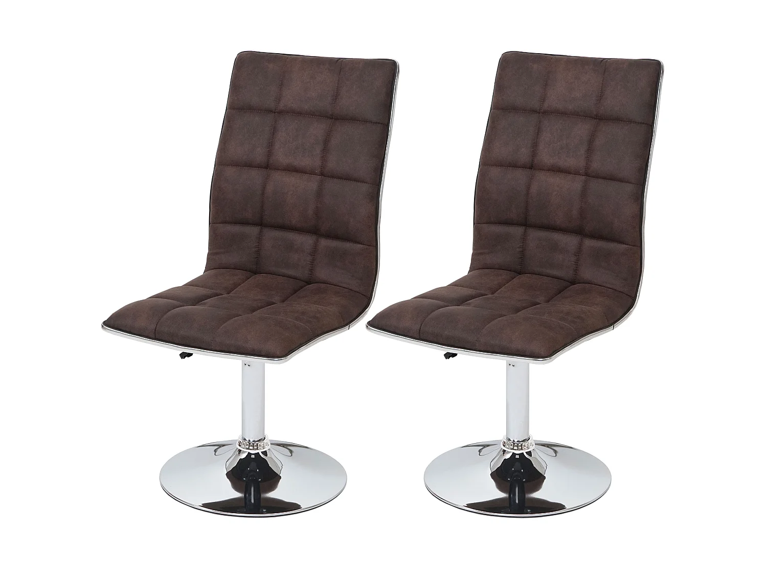 Chaise de salle à manger MCW-C41 (lot de 2),  vintage marron foncé