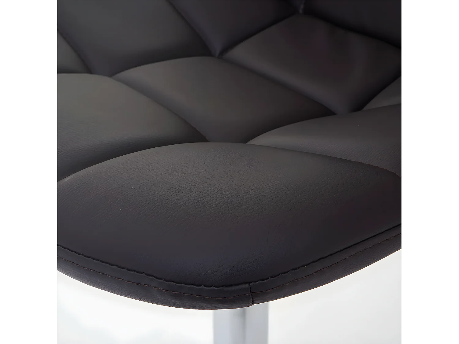 Chaise de salle à manger MCW-A60 (lot de 6),  similicuir marron