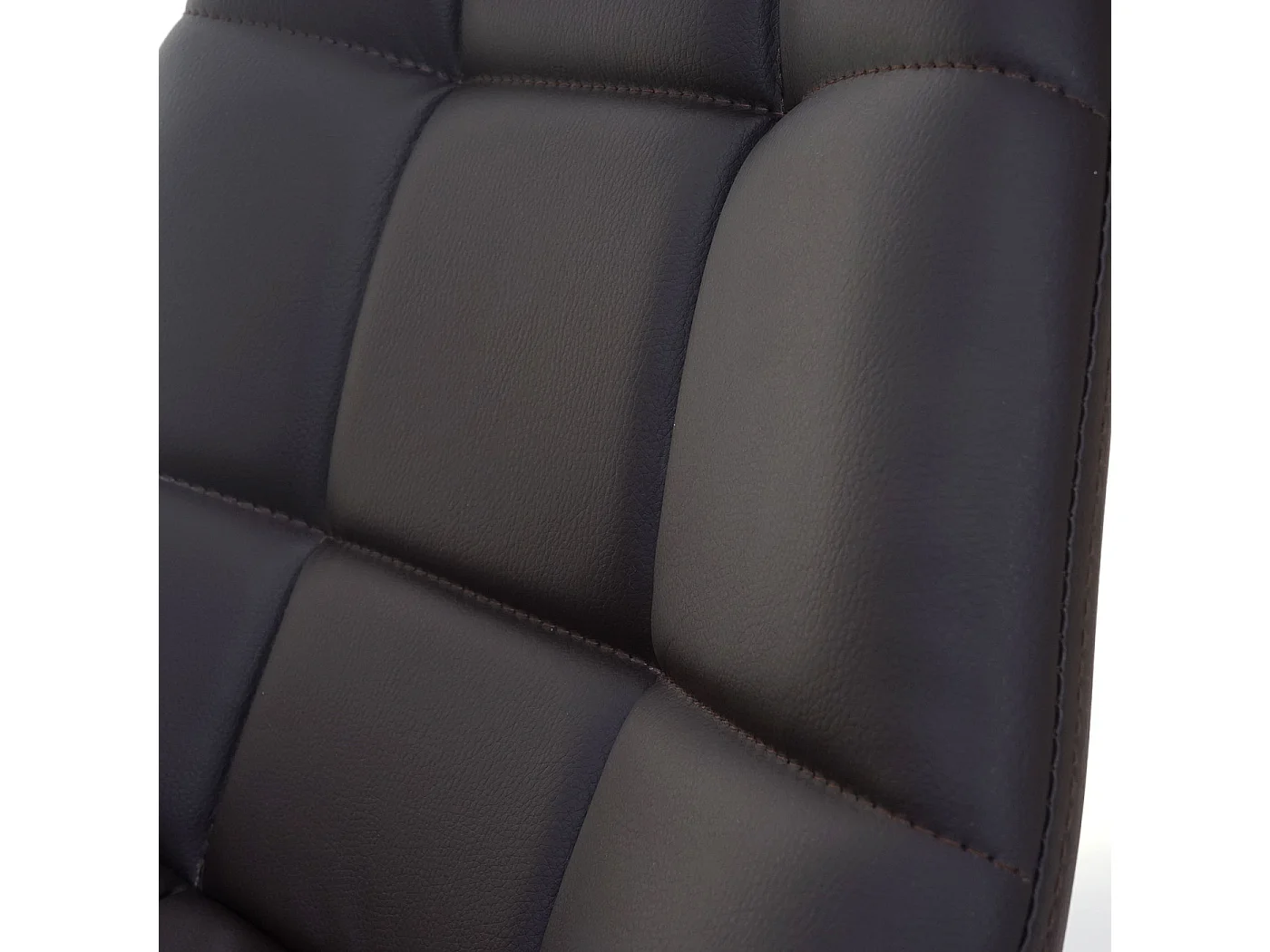 Chaise de salle à manger MCW-A60 (lot de 6),  similicuir marron