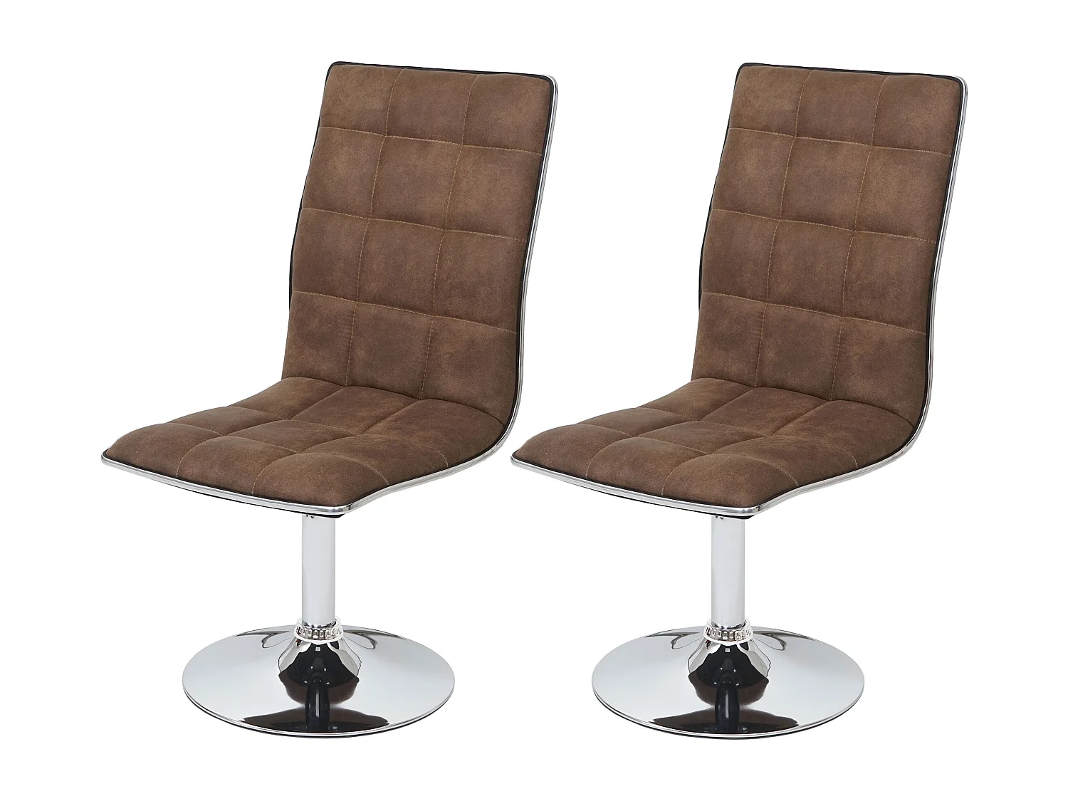 Chaise de salle à manger MCW-C41 (lot de 2),  vintage marron