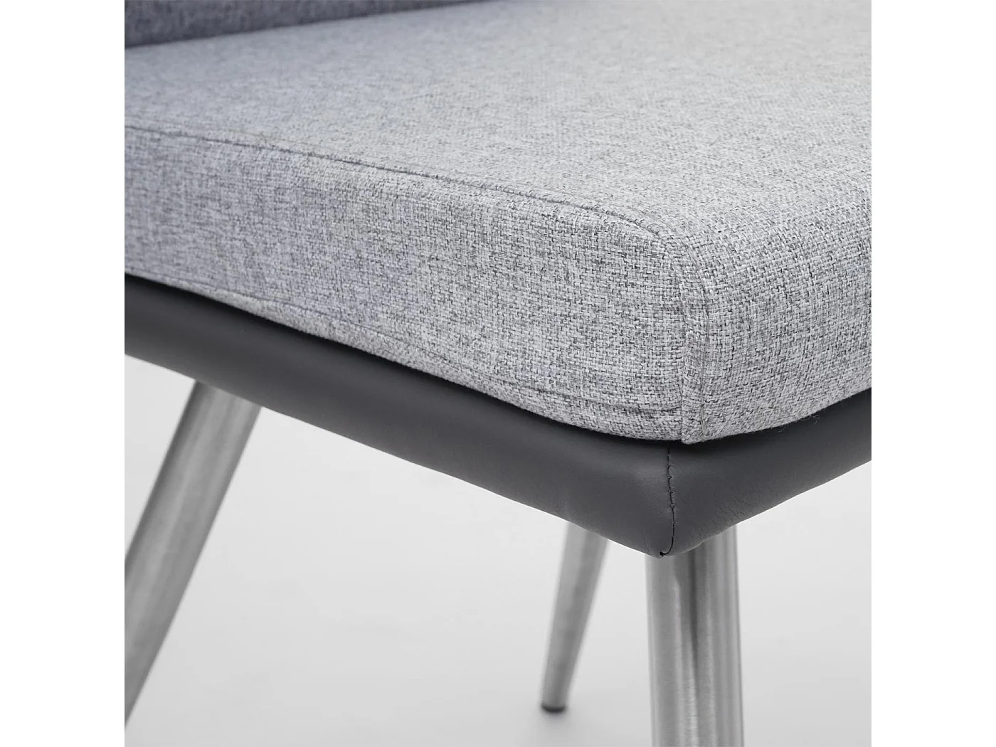 Chaise de salle à manger MCW-G54 (lot de 2),  gris