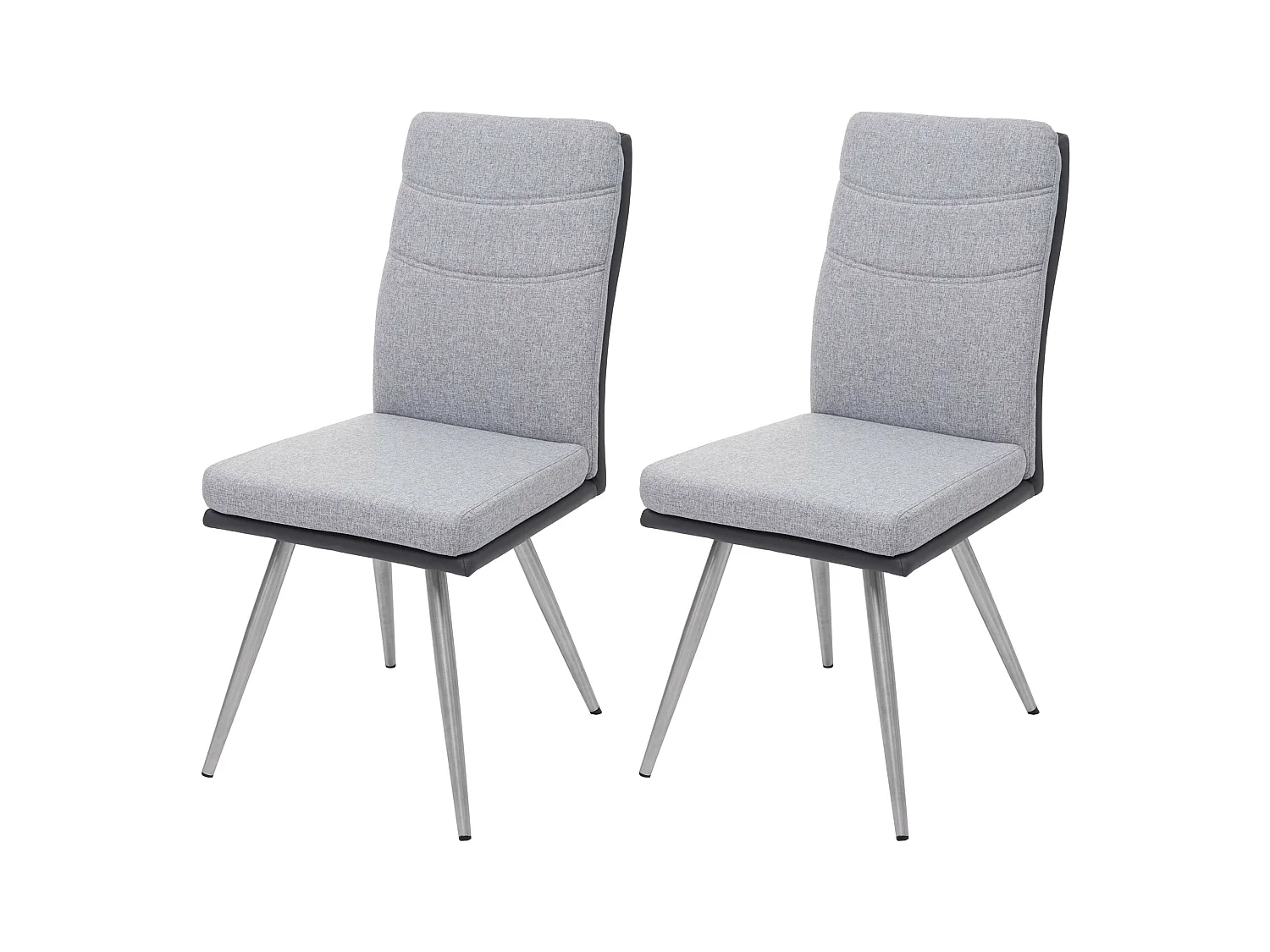 Eetkamerstoel MCW-G54 (set van 2),  grijs