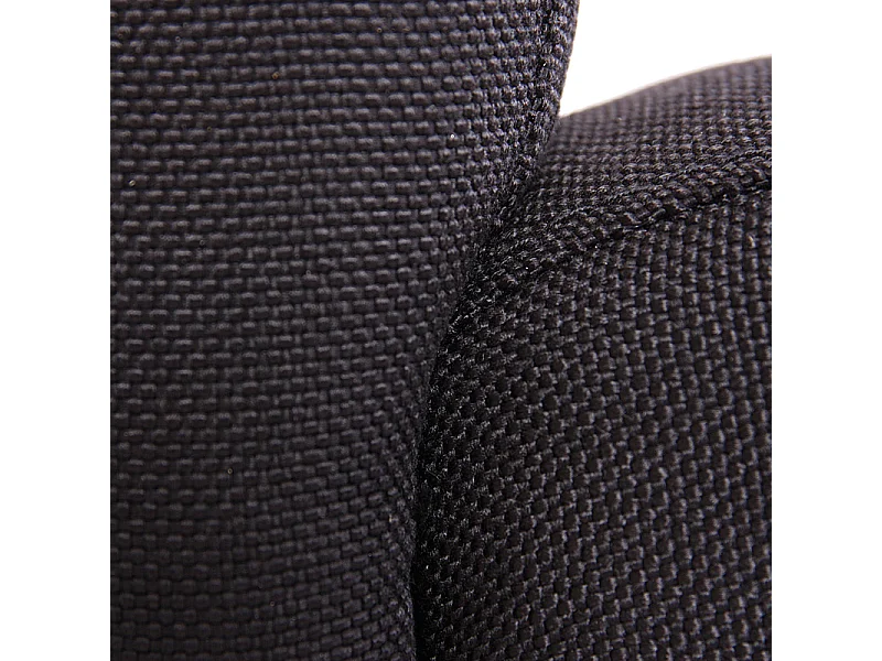 Silla de comedor Littau (juego de 4),  Textil, negro, patas oscuras