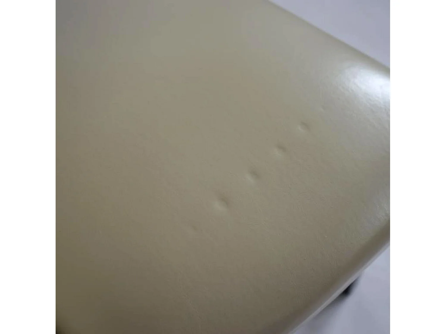 Chaise de salle à manger Edinburgh (lot de 6),  similicuir crème, pieds foncés