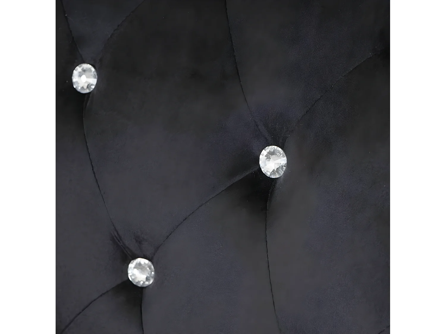 Krzesło do jadalni MCW-D22 (zestaw 2 sztuk),  czarny, nogi w kolorze złotym