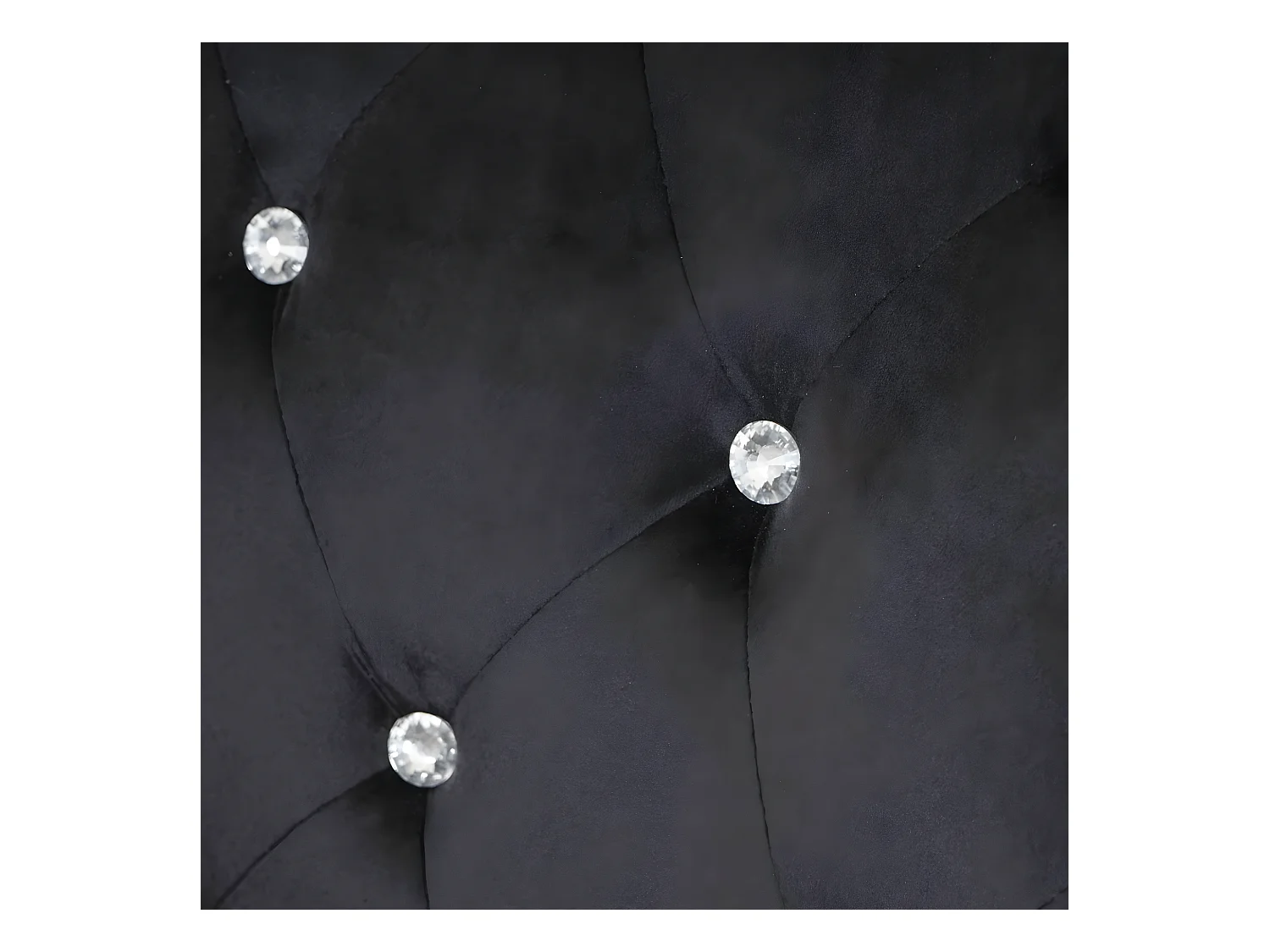 Eetkamerstoel MCW-D22 (set van 2),  zwart, goudkleurige poten