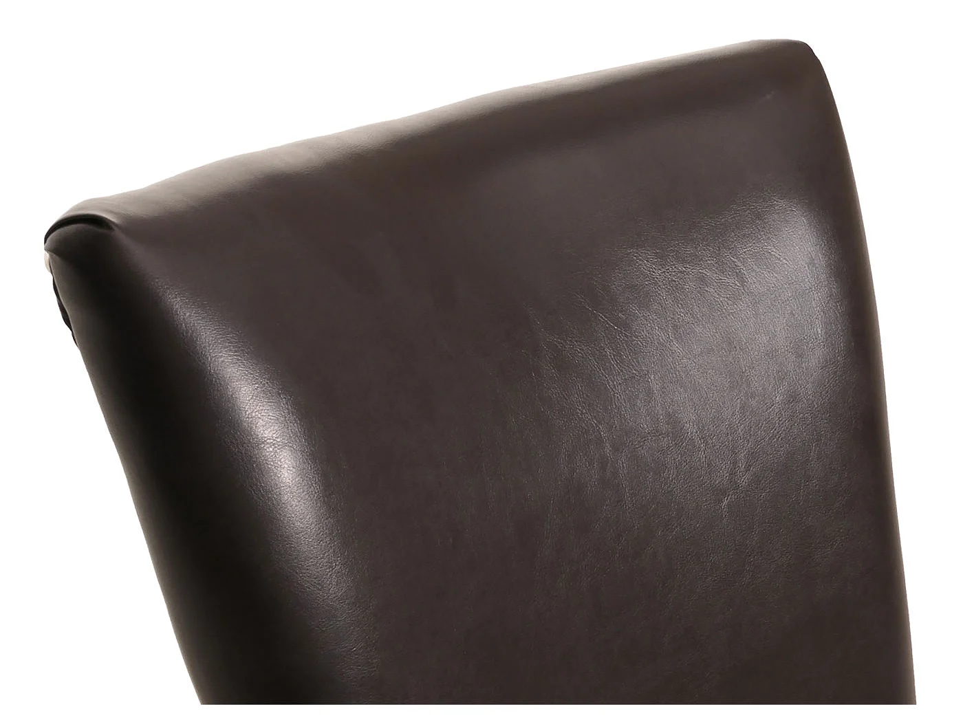 Esszimmerstuhl Edinburgh (2er-Set), Kunstleder, braun, dunkle Beine