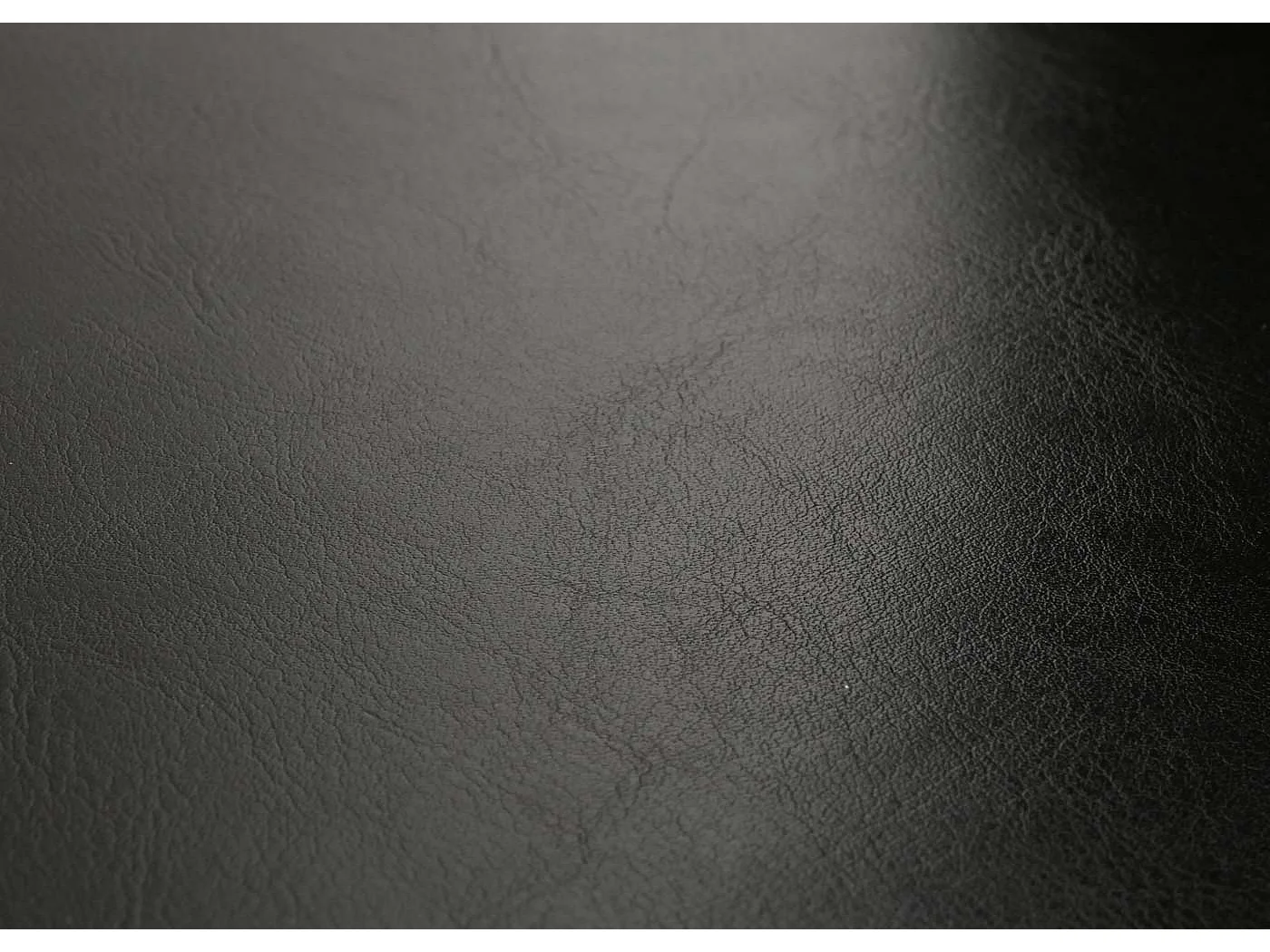 Chaise de salle à manger Littau (lot de 6),  cuir noir, pieds foncés