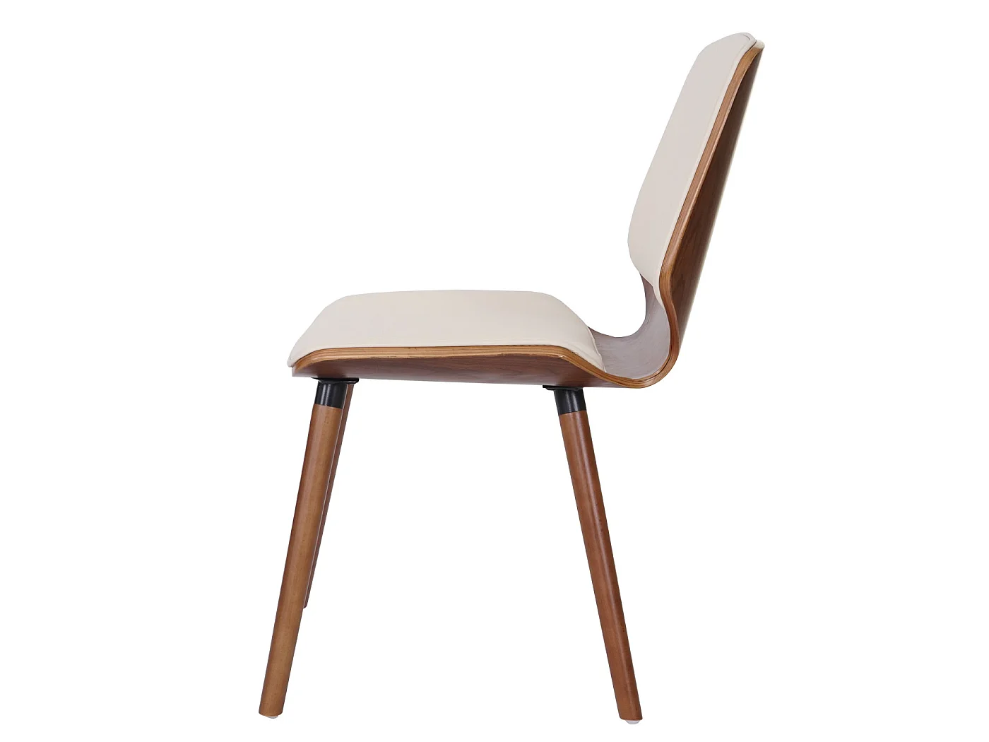 Silla de comedor MCW-B16 (juego de 6),  piel artificial crema