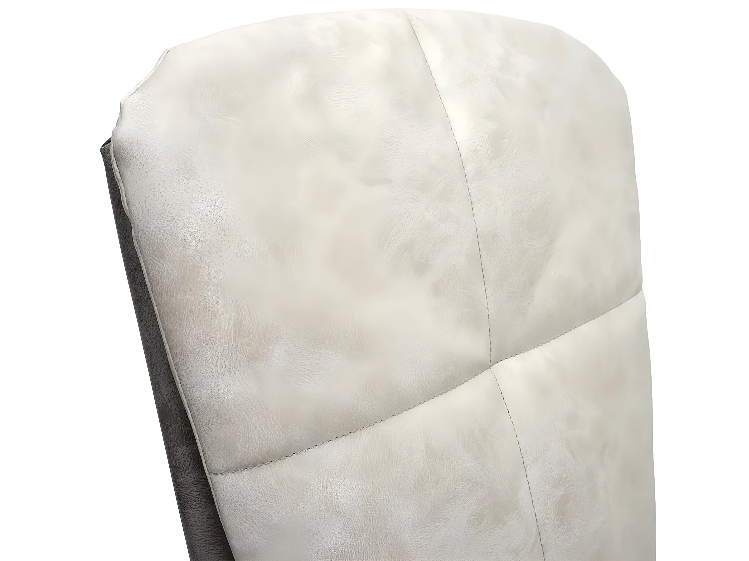 Chaise de salle à manger MCW-G42 (lot de 2),  similicuir, gris crème