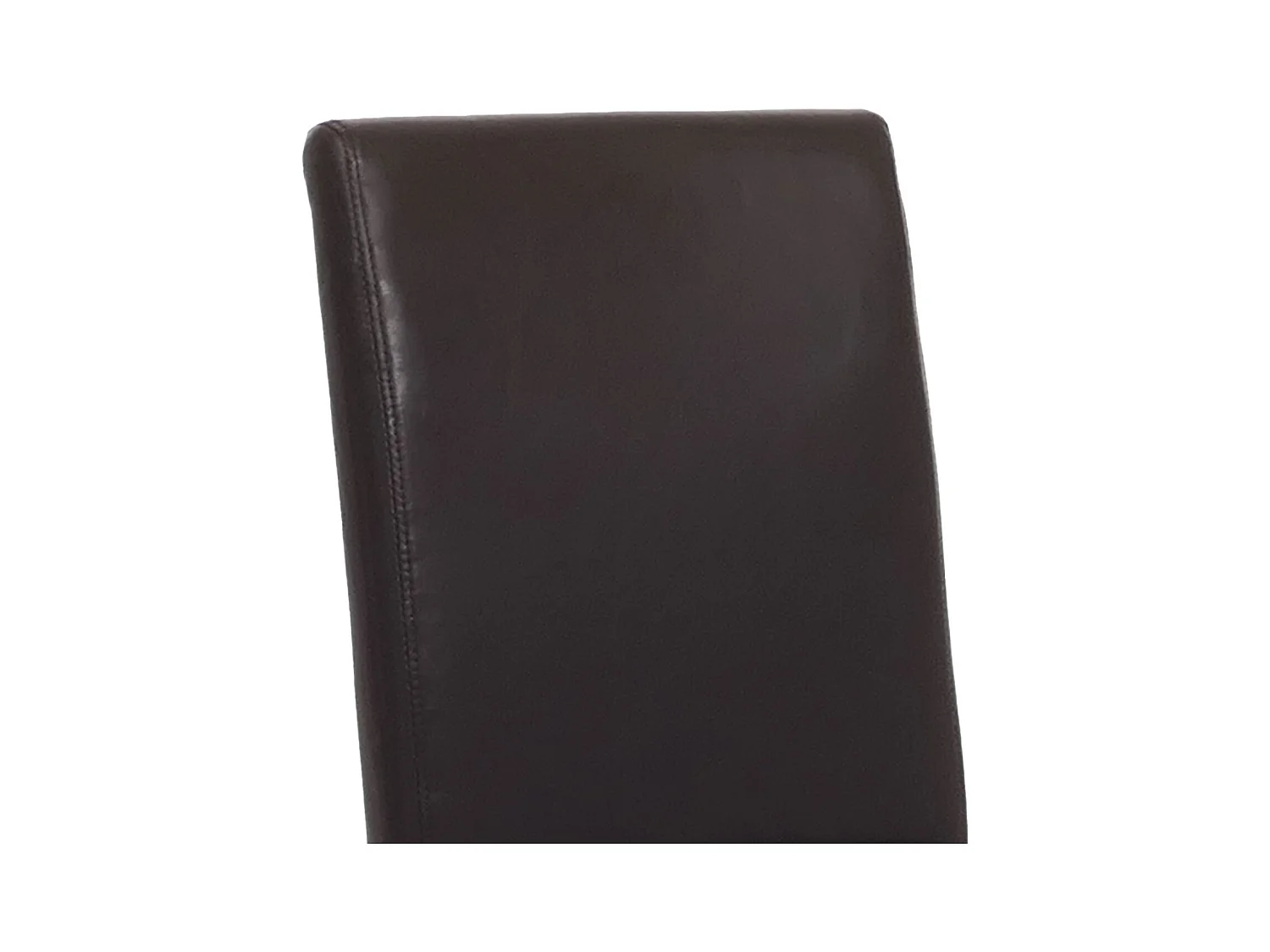 Esszimmerstuhl Littau (4er-Set), Leder, braun helle Beine