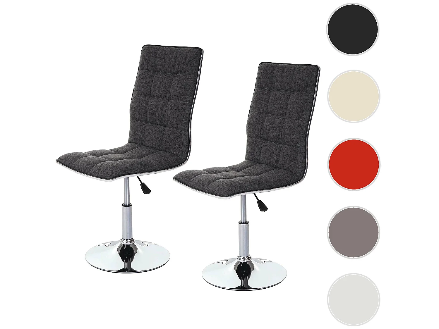 Cadeira de jantar MCW-C41 (conjunto de 2),  cinzento