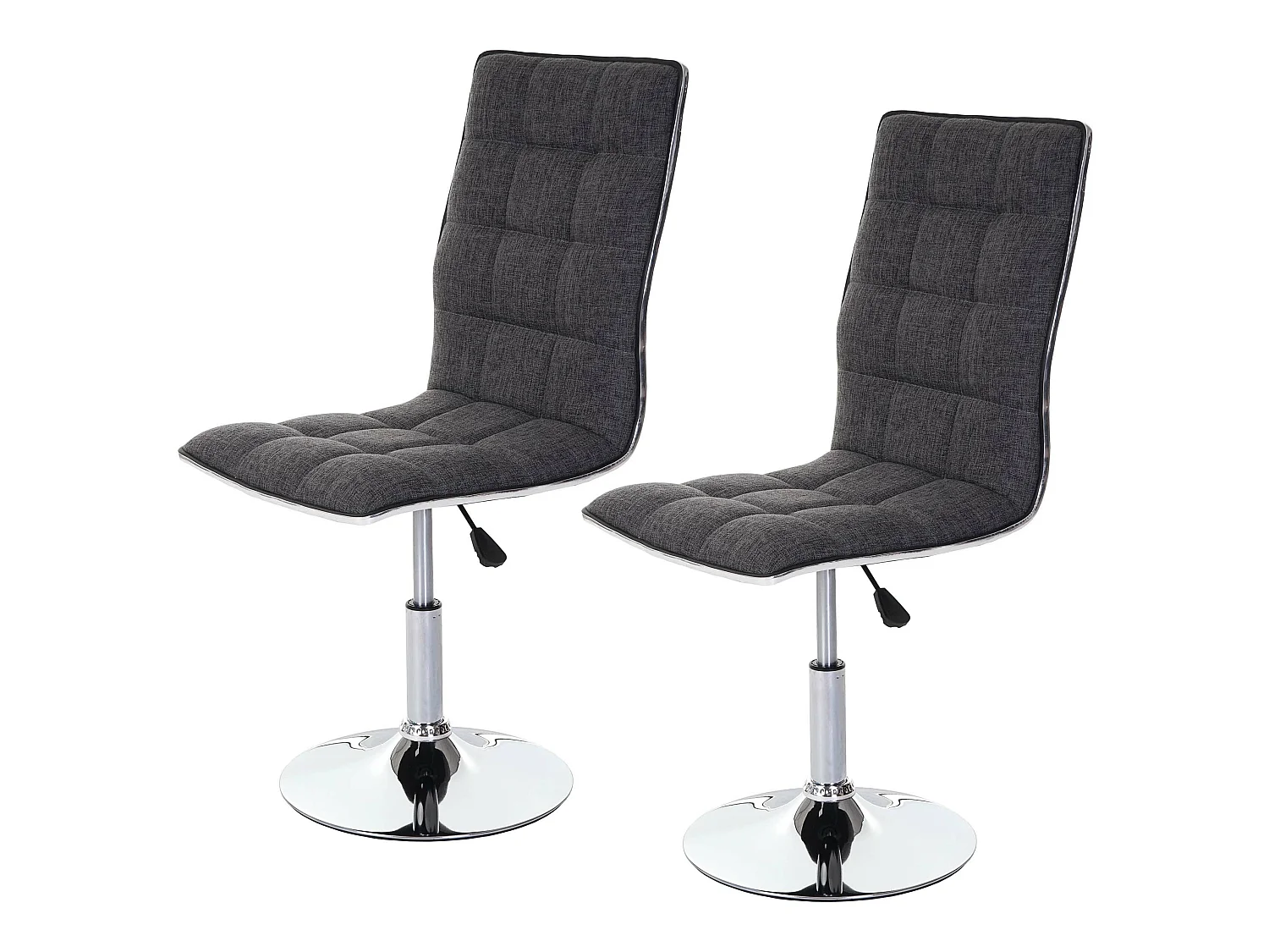 Chaise de salle à manger MCW-C41 (lot de 2),  gris clair
