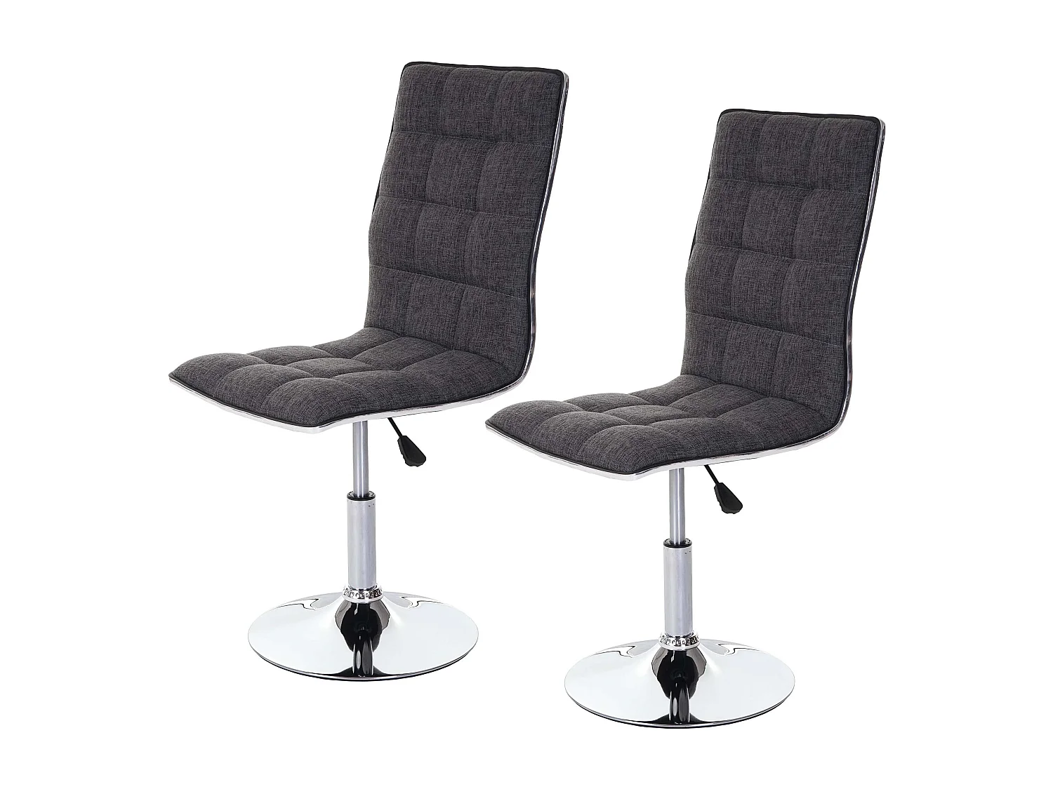 Eetkamerstoel MCW-C41 (set van 2),  grijs